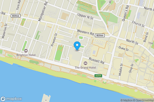Map location for 2C Sussex Heights, St. Margarets Place, Brighton, East Sussex BN1 2FQ