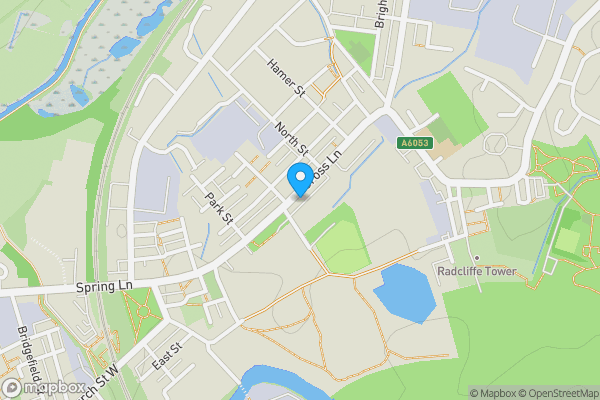 Map location for 74 Cross Lane, Radcliffe, Manchester, Lancashire, M26 2RF