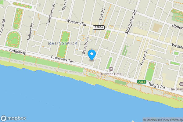 Map location for 57 Embassy Court, Kings Road, Brighton, East Sussex, BN1 2PX