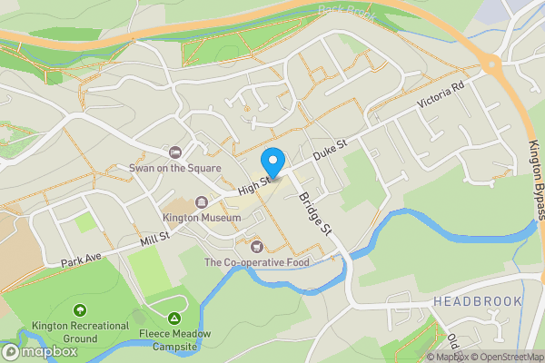 Map location for 48 High Street, Kington, Herefordshire, HR5 3BJ