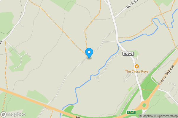 Map location for Outstanding opportunity in 10 acres, Blatchbridge, Frome, BA11