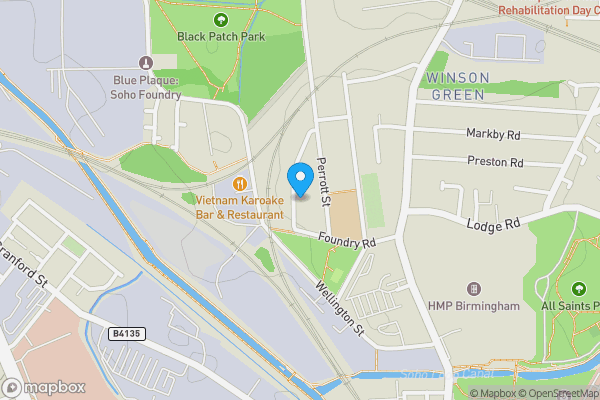 Map location for 19 Eva Road, Birmingham, West Midlands, B18 4NH