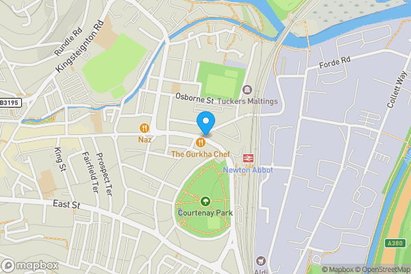 Map location for 151 Queen Street, Newton Abbot, Devon, TQ12 2BS TQ12 2BS