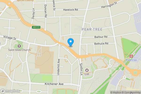 Map location for 52 Newdigate Street, Derby DE23 8UY