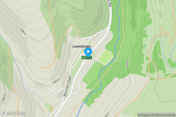 Map location for Lewistown Social Club, Pant-Yr-Awel, Bridgend, CF32 7HU