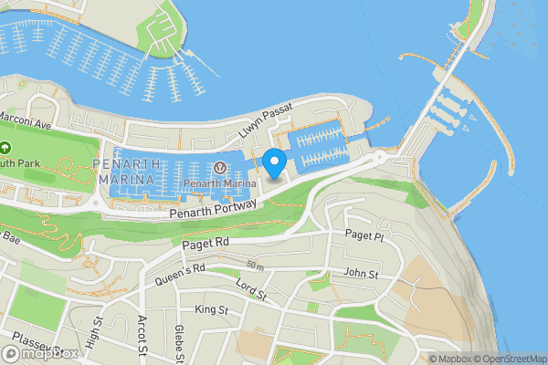 Map location for 20 Plas St. Pol de Leon, Penarth, Vale of Glamorgan, CF64 1TR