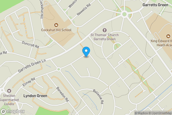 Map location for 125 Elmay Road, Birmingham, B26 2QU