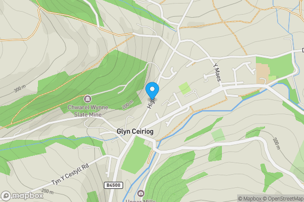 Map location for Owl House, High Street, Glyn Ceiriog, Llangollen, Denbighshire, LL20 7EH