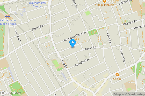 Map location for Flat 1, 30 Pendlestone Road, Walthamstow, London, E17 9BH