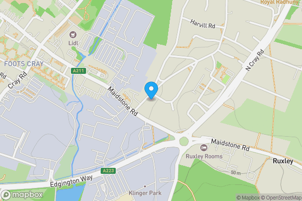 Map location for 2 Mount Culver Avenue, Sidcup, Kent, DA14 5JW