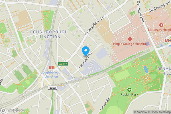 Map location for 65(A) Southwell Road, London, Lambeth, SE5 9PF