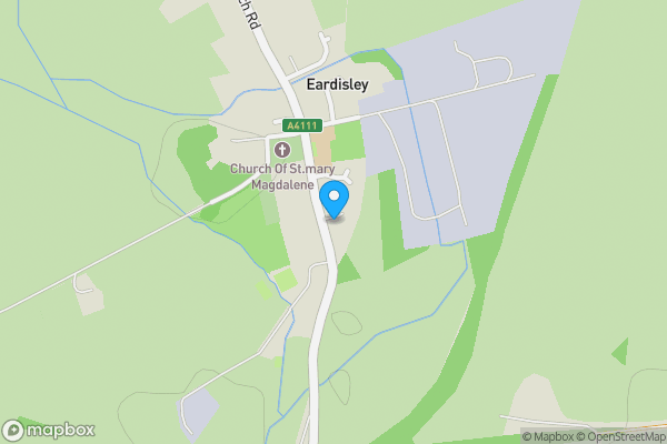 Map location for Site to the East of, Church Road, Eardisley, HR3 6NS