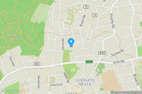 Map location for 16 Lessness Park, Belvedere, Kent, DA17 5BG