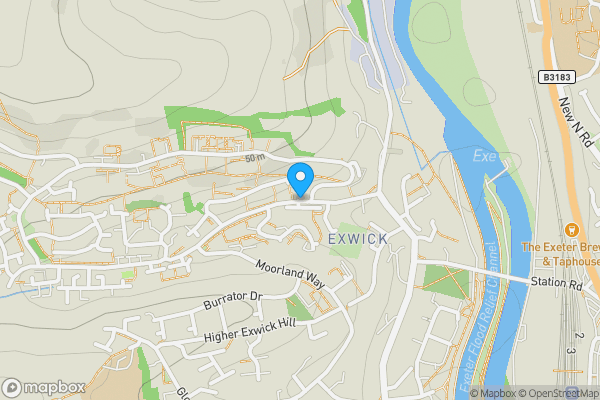 Map location for 40 Kinnerton Court, Exwick, Exeter, EX4 2EZ