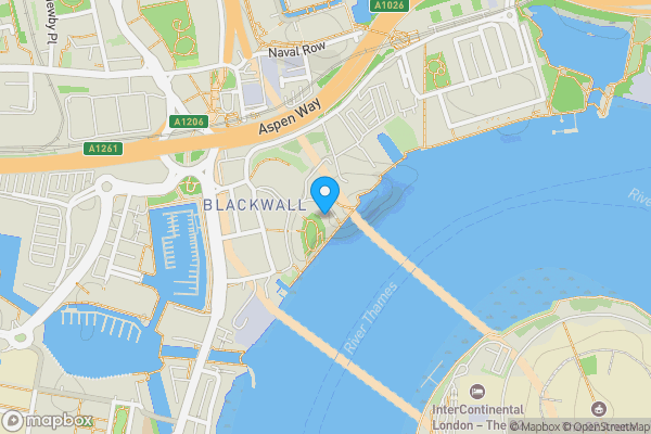 Map location for 524 New Providence Wharf, 1 Fairmont Avenue, Canary Wharf, London, E14 9PL