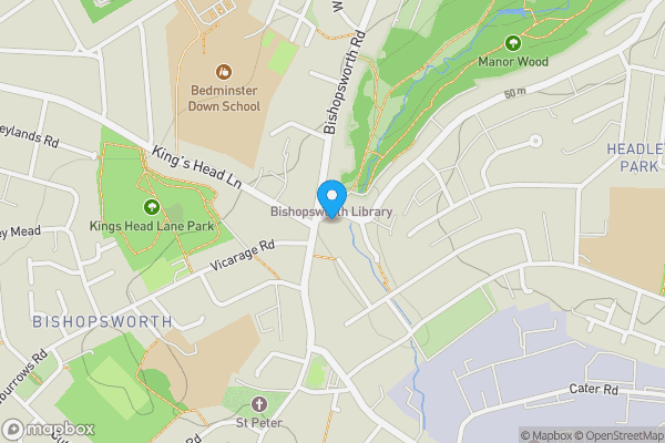 Map location for 2A, St. Peters Rise, Headley Park, Bristol, BS13 7LU