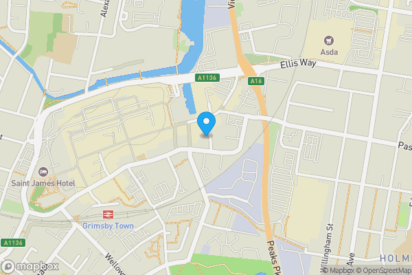 Map location for 10 Town Hall Street, Grimsby, North East Lincolnshire, DN31 1HN