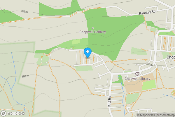 Map location for 8 Hollings Terrace Chopwell, Newcastle upon Tyne, Tyne and Wear, NE17 7LD