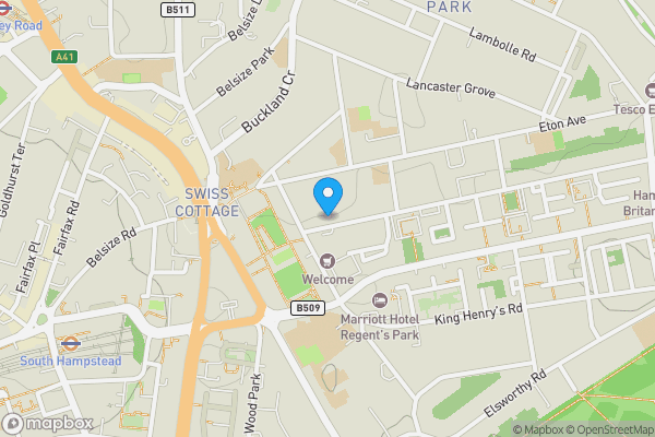 Map location for Flat 4, 146 Fellows Road, Belsize Park, London, NW3 3JH