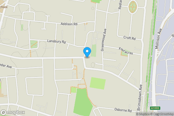 Map location for 218 Carterhatch Road, Enfield, Middlesex, EN3 5EB