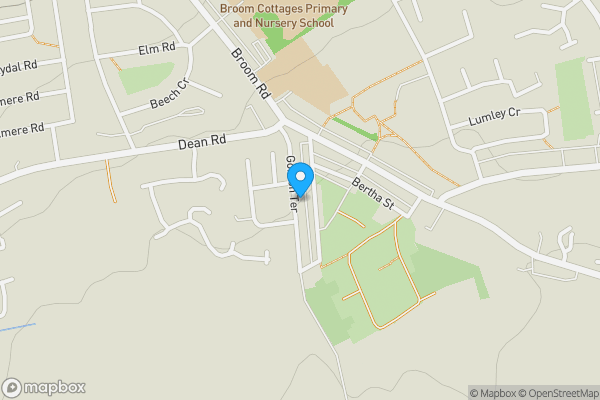 Map location for 23 Gordon Terrace, Ferryhill, County Durham, DL17 8AU