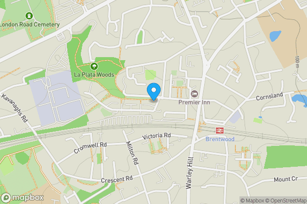 Map location for Flat 2 Helen House, Rollason Way, Brentwood, Essex, CM14 4AQ