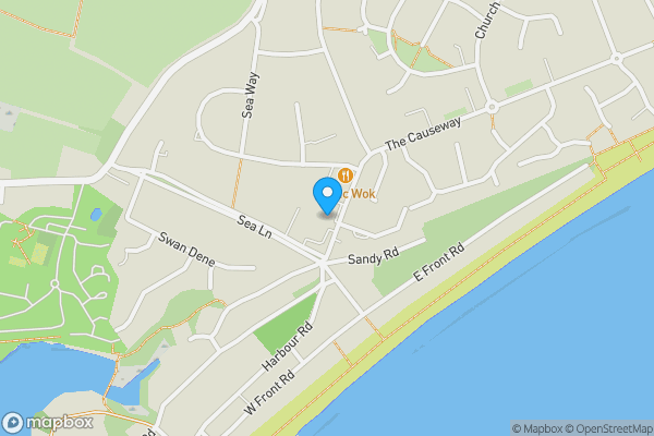 Map location for 1A The Parade, Bognor Regis, West Sussex, PO21 4TW