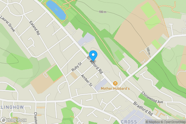 Map location for Bradford Road, BATLEY, West Yorkshire, WF17 8HF