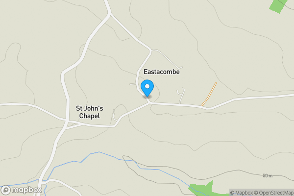 Map location for Eastacombe Chapel, Tawstock, Barnstaple, EX31 3NX