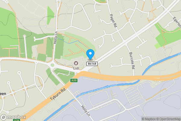 Map location for 984 Tyburn Road, Birmingham, West Midlands, B24 0TL