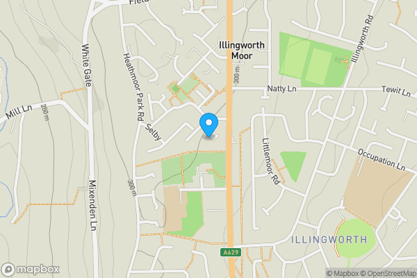 Map location for 11 East Byland, Halifax, West Yorkshire, HX2 9JY