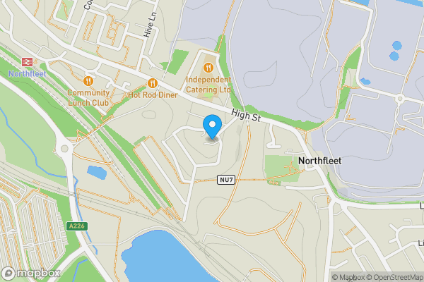 Map location for Kesson House Care Home, Council Avenue, Northfleet, Gravesend, DA11 9HN