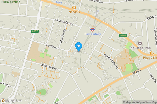 Map location for Flat 12 Copse Court, Evenwood Close, London, SW15 2DE