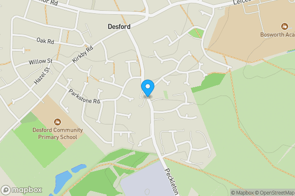 Map location for Marical, Peckleton Lane, Desford, LE9 9JU