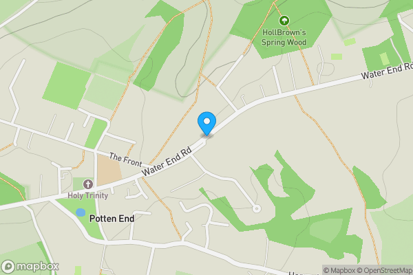 Map location for Water End Road, Berkhamsted, Hertfordshire, HP4 2SG