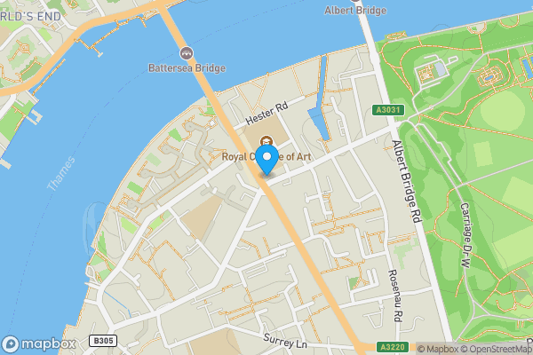 Map location for 55 Battersea Bridge Road Battersea London SW11 3AX