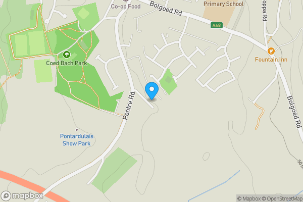 Map location for 9 Park Terrace, Pontarddulais, Swansea, West Glamorgan, SA4 8HS