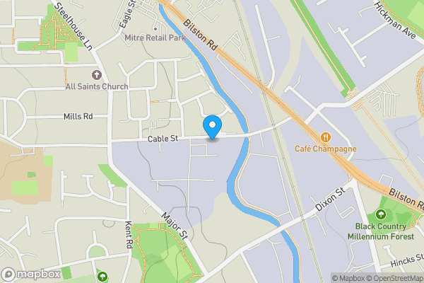 Map location for Unit 4, Central Trading Estate, Cable Street, Wolverhampton, West Midlands, WV2 2HX