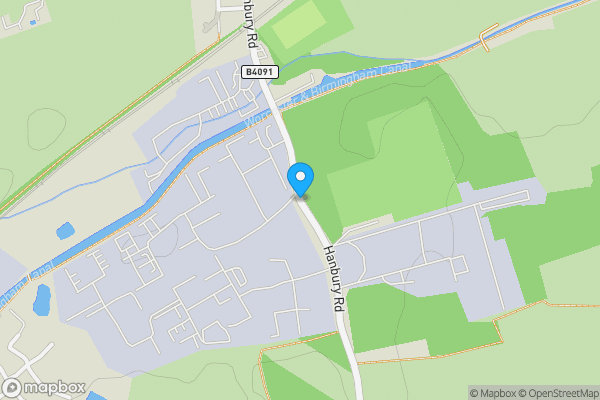 Map location for Hanbury Road, Hanbury, Bromsgrove, B60 4BU