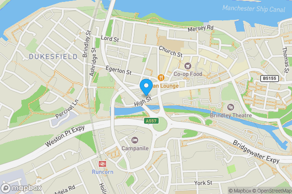 Map location for Brook Chambers, High Street, Runcorn, Cheshire, WA7 1JH