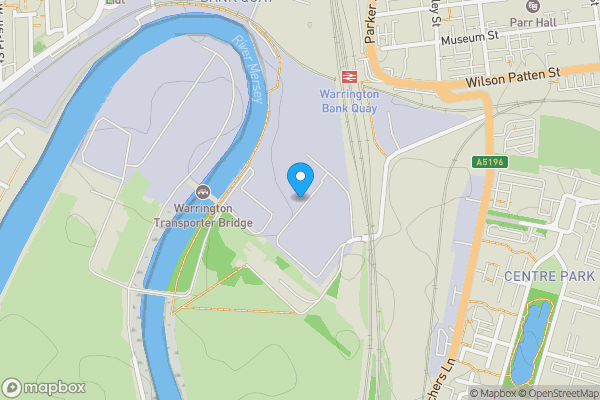 Map location for Units 41-48 Bank Quay Trading Estate, Slutchers Lane, Warrington WA1 1PJ