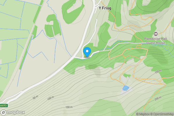Map location for Panteinion Hall, Ffordd Panteinion, Friog, Fairbourne, Gwynedd, LL38 2TJ