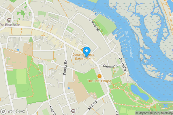 Map location for 162-164 High Street, Maldon, Essex, CM9 5BX