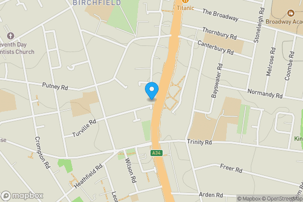 Map location for Victoria House, 276 Birchfield Road and 6 Haughton Road, Birmingham, West Midlands, B20 3LD