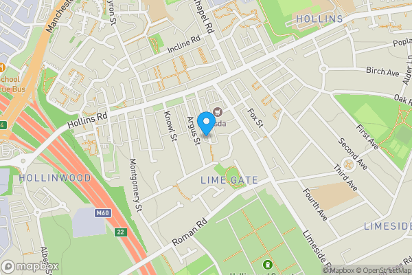 Map location for 52/54 County Street, Oldham, Manchester, OL8 3RN