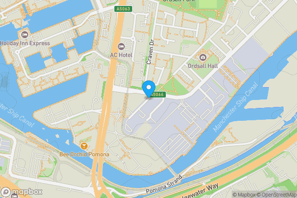 Map location for Apartment 625, X Q 7 Building, Taylorson Street South, SALFORD, Lancashire, M5 3FN