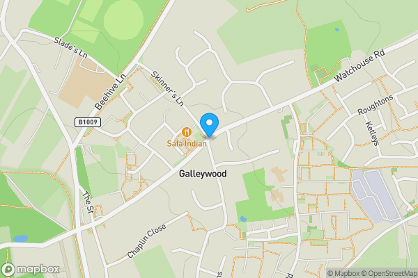 Map location for Land to the South of, Osprey Way, Galleywood, Chelmsford, Essex, CM2 8AP