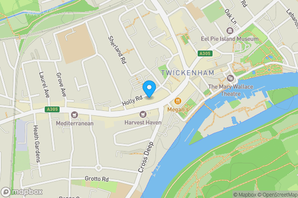 Map location for Bookbinder House, 67A Holly Road, Twickenham TW1 4HF