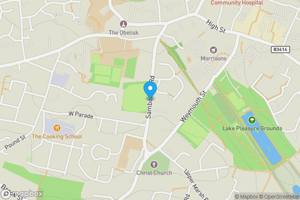 Map location for Sambourne Road, Warminster, BA12