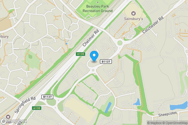 Map location for Osprey House, Colchester Road Hedgerows Business Park Chelmsford Essex CM2 5PB